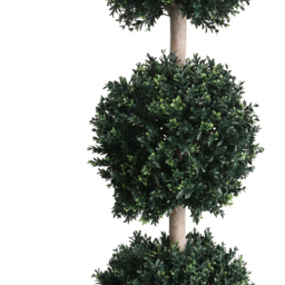 Leaf Triple Ball Topiary UV Protected Artificial Tree Pot 5ft - thumbnail 2
