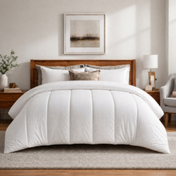 MHG Living White Single All Seasons Cotton Duvet 10.5 Tog - thumbnail 2