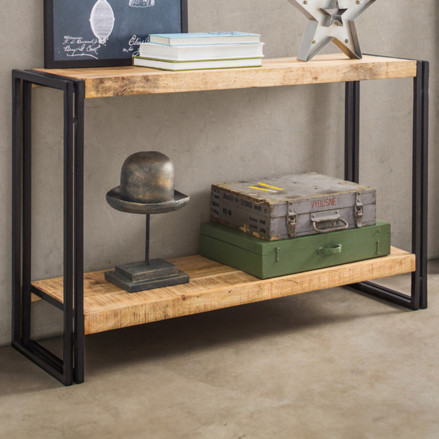 Brooklyn Carnaby Single Shelf Industrial Console Table - image 1