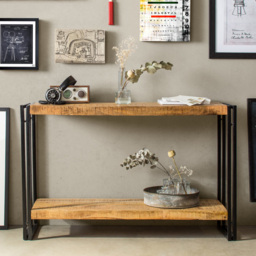 Brooklyn Carnaby Single Shelf Industrial Console Table - thumbnail 4
