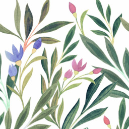 Grandeco Andrea Grass Flower 3 Lane Wall Mural - thumbnail 2
