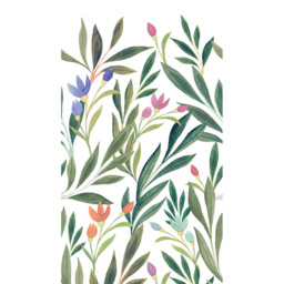 Grandeco Andrea Grass Flower 3 Lane Wall Mural - thumbnail 3