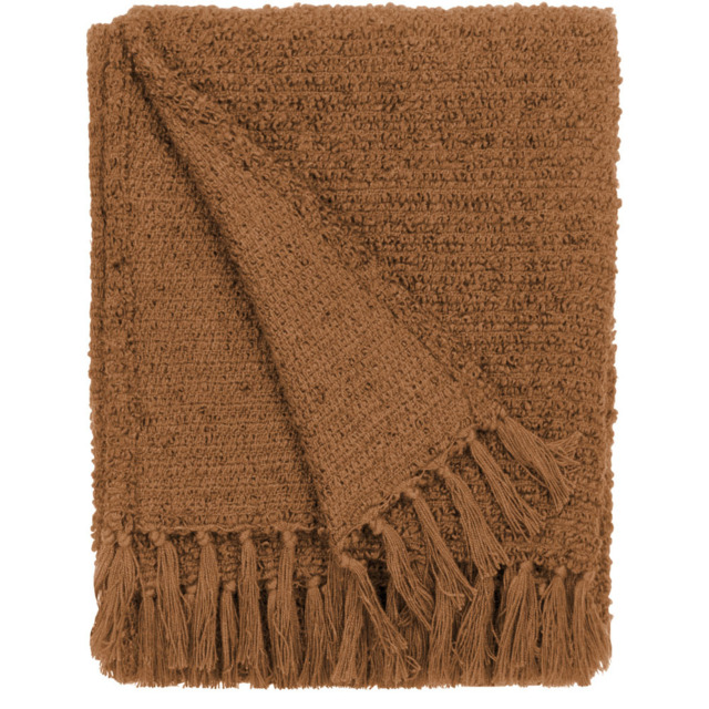 Yard Candar Ginger Textured Boucle Throw 170 x 130cm - image 1