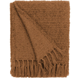 Yard Candar Ginger Textured Boucle Throw 170 x 130cm