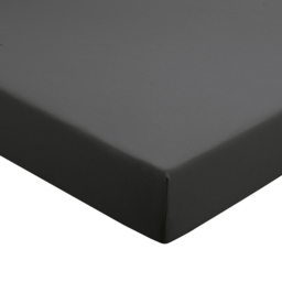Helena Springfield Single Charcoal Plain Dye Fitted Sheet