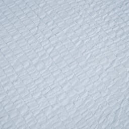 Seersucker Washable Duvet Set White Double - thumbnail 3