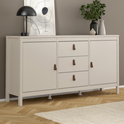 Florence Barcelona Cashmere 2 Door 3 Drawer Sideboard
