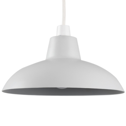 ValueLights Civic Metro Style Cool Grey Metal Retro Pendant Shade
