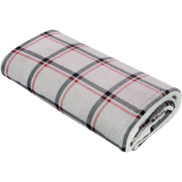 Bauer Luxury Plaid Soft Touch Heated Throw 120 x 160cm - thumbnail 3