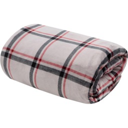 Bauer Luxury Plaid Soft Touch Heated Throw 120 x 160cm - thumbnail 4