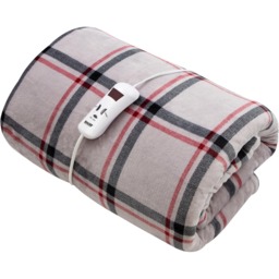 Bauer Luxury Plaid Soft Touch Heated Throw 120 x 160cm - thumbnail 1