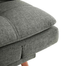 Home Detail Duncan Grey 2 Seater Fabric Sofa Bed - thumbnail 4