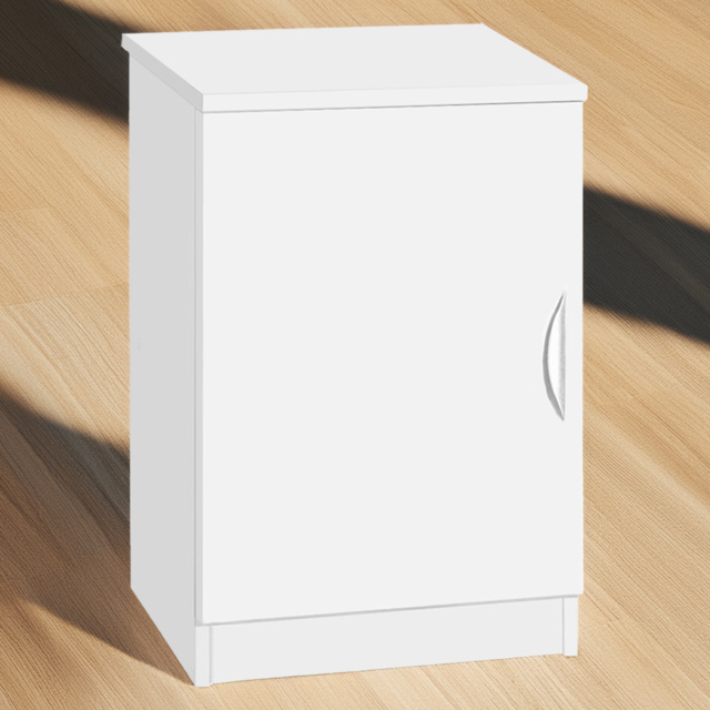 R White Cabinets Single Door White Desk Height Cupboard - image 1