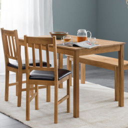 Julian Bowen Coxmoor 4 Seater Rectangular Dining Table Oak