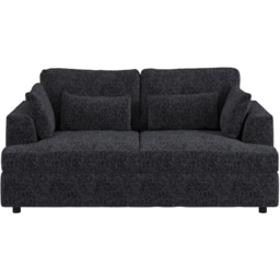 SOLACE+CO Drew Charcoal 2 Seater Chenille Sofa - thumbnail 2