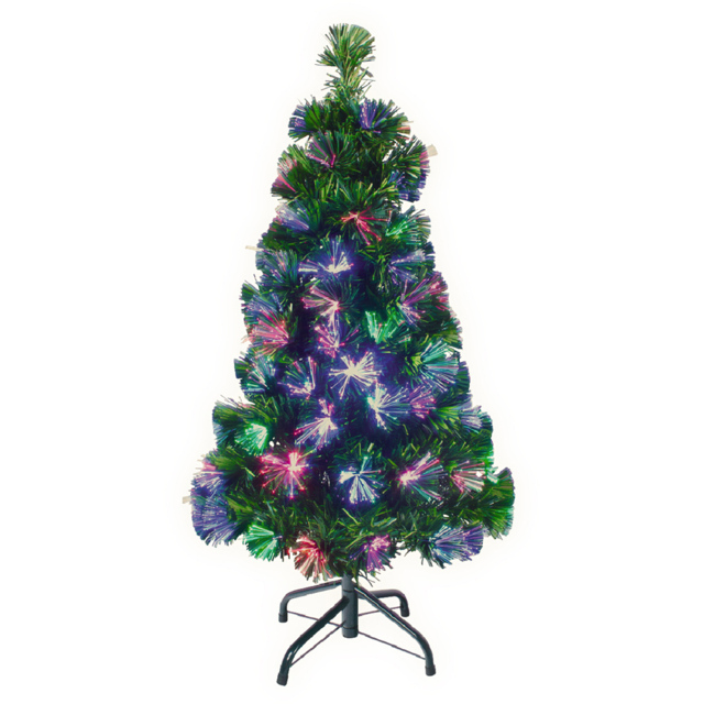 The Christmas Workshop Fibre Optic Christmas Tree Green 3ft - image 1