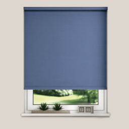 New Edge Blinds Blackout Roller Blinds Navy 75cm