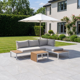Artemis Home Avena 5 Seater Outdoor Corner Sofa Set with Table - thumbnail 3