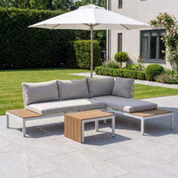 Artemis Home Avena 5 Seater Outdoor Corner Sofa Set with Table - thumbnail 1