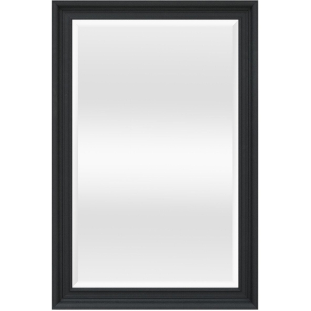 Malvern Bevelled Mirror Black - image 1