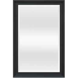 Malvern Bevelled Mirror Black - thumbnail 1