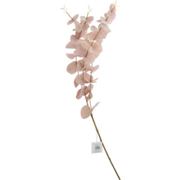 Icy Pink Eucalyptus Single Stem Artificial Flower 70cm - thumbnail 2