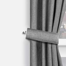 Pack of 2 Satin Steel Ball Tieback Hooks - thumbnail 2