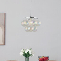 Erin Iridescent Glass Easy Fit Pendant Shade - thumbnail 4