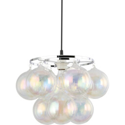 Erin Iridescent Glass Easy Fit Pendant Shade - thumbnail 2