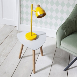 Noa and Nani Malme Chalk Grey and Natural Pine Occasional Small Side Table - thumbnail 3