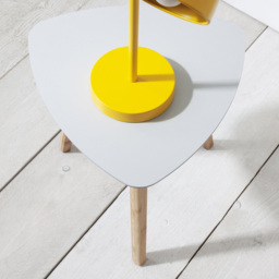 Noa and Nani Malme Chalk Grey and Natural Pine Occasional Small Side Table - thumbnail 4