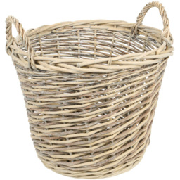 Set of 3 Willow Baskets Natural - thumbnail 4