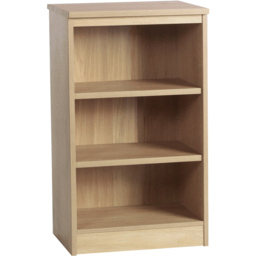 R White Cabinets 3 Shelf Mid Height Sandstone Bookcase - thumbnail 2