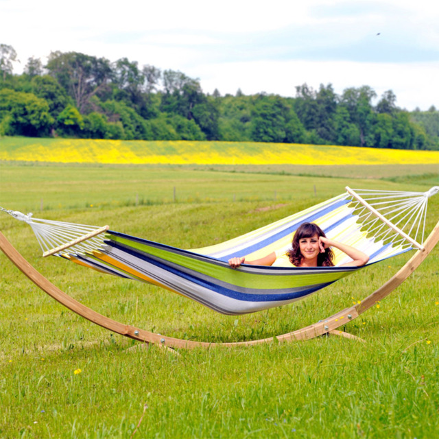Amazonas Tonga Kolibri Single Premium Spreader Bar Cotton Garden Hammock Only - image 1