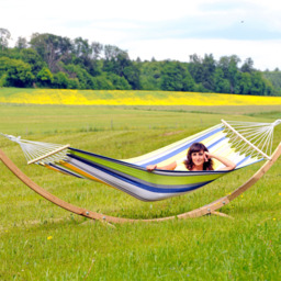 Amazonas Tonga Kolibri Single Premium Spreader Bar Cotton Garden Hammock Only - thumbnail 1