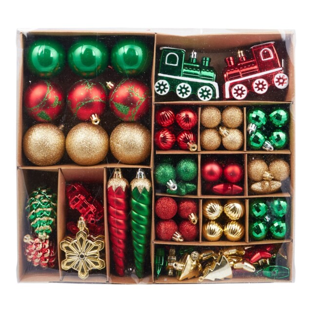 Sleigh Bells Ring Multicolour Bauble 110 Pack - image 1