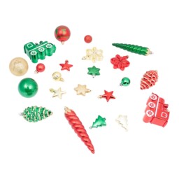 Sleigh Bells Ring Multicolour Bauble 110 Pack - thumbnail 3