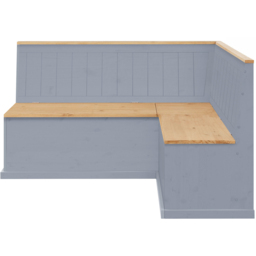 Loft24 Sara 3 Seater Grey Wax Corner Bench with Storage - thumbnail 3