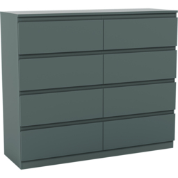 Vida Designs Denver Jasper Green 8 Drawer Chest of Drawers - thumbnail 2