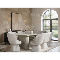 SOLACE+CO Zoya Aiko Beige 8 Seater Dining Set - thumbnail 4