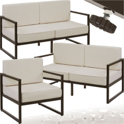 tectake Comosa 5 Seater Garden Furniture Set - thumbnail 2