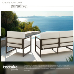tectake Comosa 5 Seater Garden Furniture Set - thumbnail 4