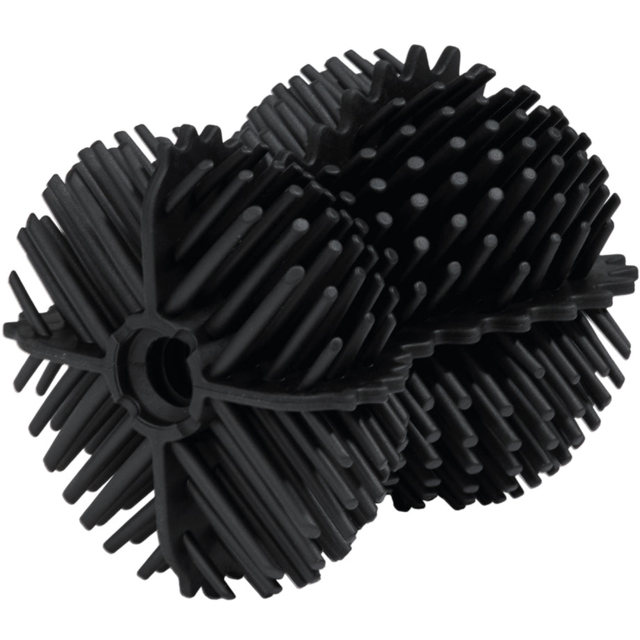 ReBorn Recycled Plastic Dark Grey Replacement Toilet Brush Head - image 1