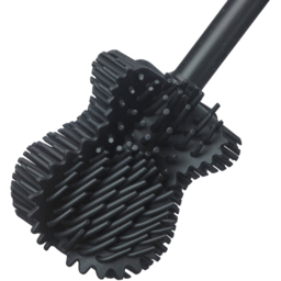 ReBorn Recycled Plastic Dark Grey Replacement Toilet Brush Head - thumbnail 4