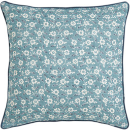 Helena Springfield Blue and Teal Folk Ditsy Cushion 45 x 45cm