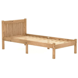 Rio Brown Single Bed Frame - thumbnail 2