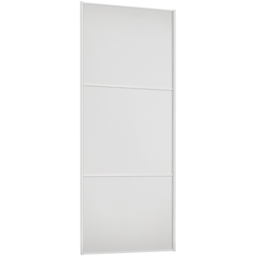 Spacepro 3 Panel White Frame White Panel Sliding Door 2220 x 762mm - thumbnail 1