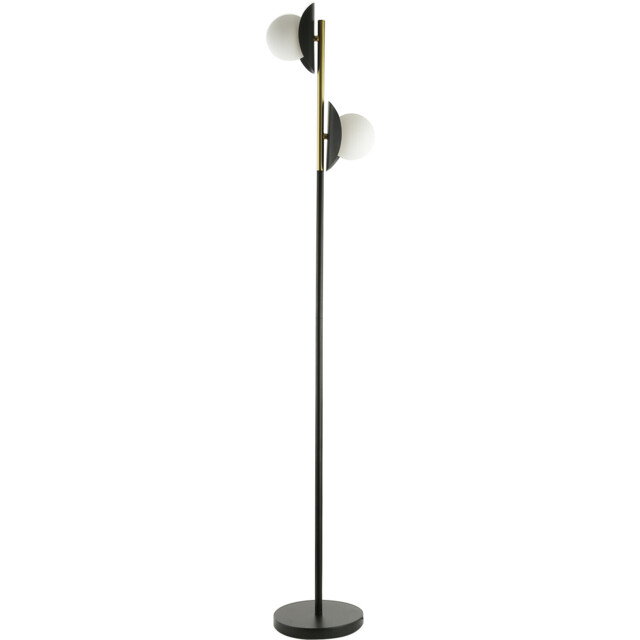 Callisto 2 Light Floor Lamp - Black and Gold - image 1