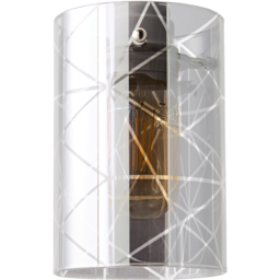 ValueLights Elsie Small Smoked Glass Shade