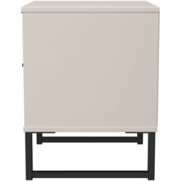 Crowndale Fluted 2 Drawer Kashmir Matt Compact Bedside Cabinet Ready Assembled - thumbnail 3